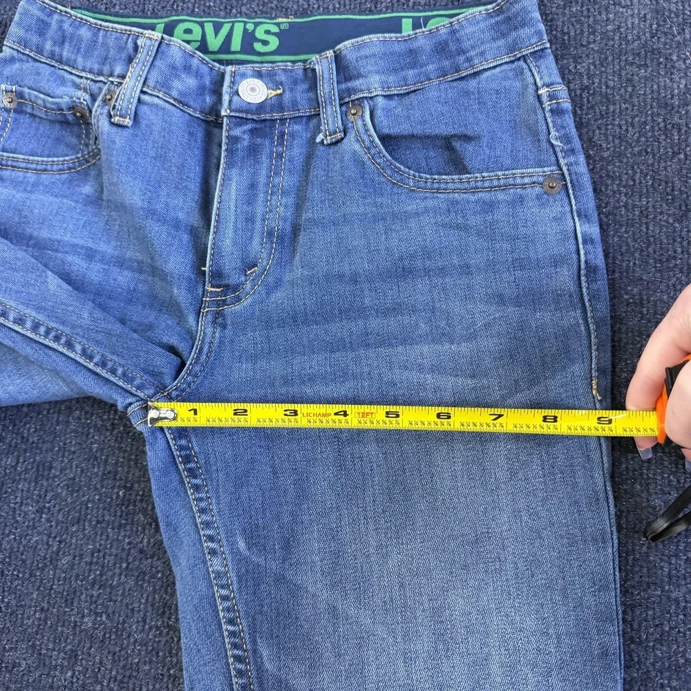 Levis 511‎ Jeans Boys 12 Regular 26x27 Blue Slim Straight Denim Stretch Casual